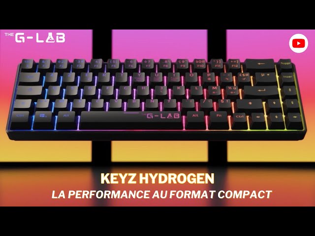 Vídeo relacionado con The G-Lab - Combo Hydrogen - Teclado y Raton Gaming, Teclado Gaming 65% con Cable, QWERTY, Formato Compacto + Ratón RGB, 6 Botones, 6400 dpi - Compatible con PC/PS4/PS5/XBOX