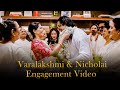 Varalakshmi Sarathkumar's Engagement Full Video 😍 - Husband Nicholai Sachdev | Marriage | Radika