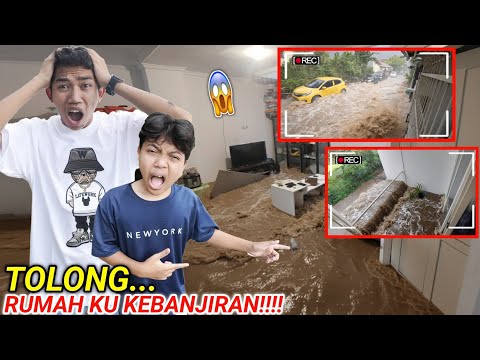 RUMAH ARIK KEBANJIRAN😭SEMUA BARANG DAN MOBILNYA H4NYUT KEBAWA AIR?? | Mikael TubeHD