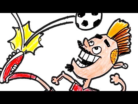 How to Draw a Soccer Player & Make Cartoon Motions |...