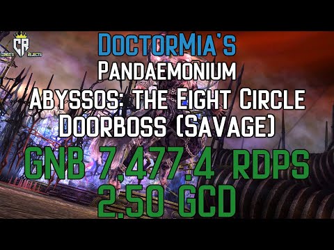 [GNB] P8S P1 Doorboss - 7,477.4 rDps - 99% - 2.50 GCD