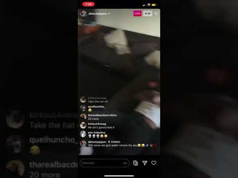 Dblock Pippen On Live Throwing Water On His Man 😂😂