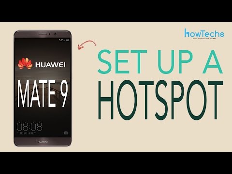 Huawei Mate 9 - How to set up a Wifi Hotspot