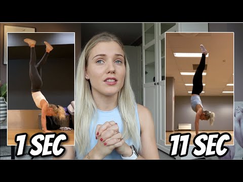 My two month handstand progress- from 1 to 11 seconds