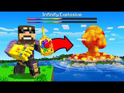 Infinity Remote Explosive Weapon in Minecraft (Insane Craft)
