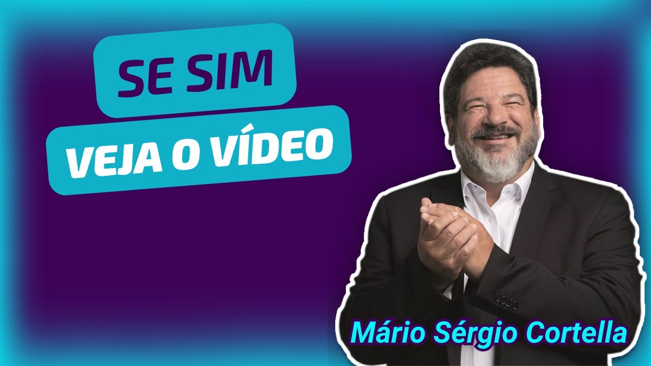 Se o teu erro destrói voce, escute essa reflexao de Mário Sérgio Cortella
