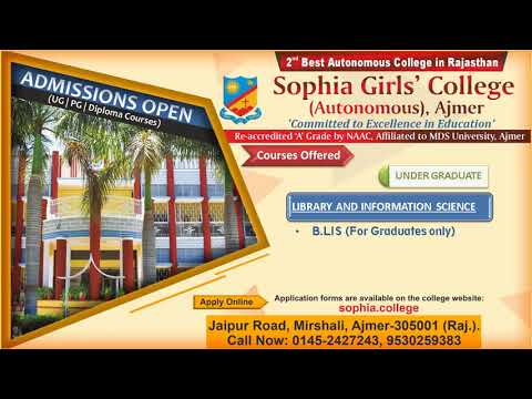 Sophia Girls College Ajmer General video thumbnail 7