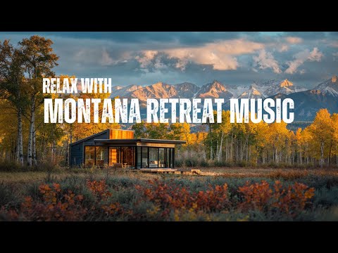 Montana Mountain Retreat: Relaxing Country Music & Cozy Cabin Vibes