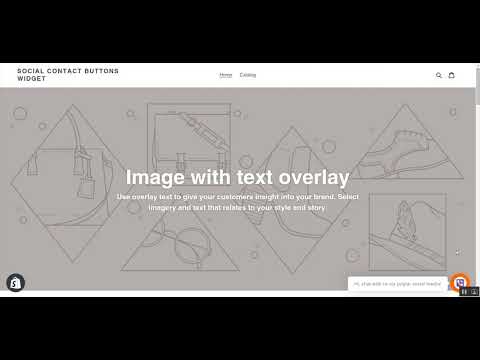 Add sendstrap social contact buttons to shopify ( Messenger, Whatsapp, Line, Viber, Snapchat, Phone)