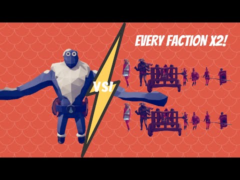 Ice Giant vs Every Faction x2! Totally Accurate Battle Simulator