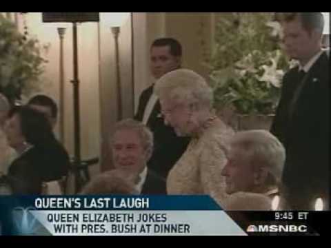 Queen Elizabeth craks a joke! thumnail