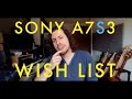 Sony a7S III Wish List Of Video Features (a7S3, a7R III, a7R3)