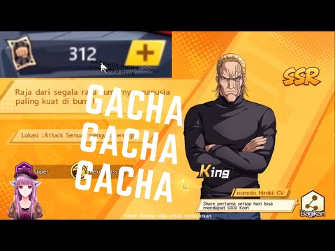 300++ Black Tiket Gacha KING, Panen SSR Part 1 - One Punch Man The Strongest