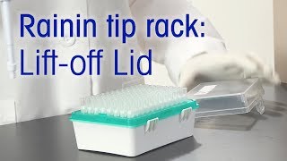 Rainin Tip Rack: Lift-Off Lid