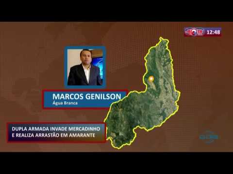 ROTA DO DIA 16 10  Dupla invade mercadinho e realiza arrastaÌƒo em Amarante