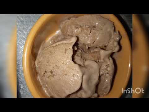 😋chocolate ice cream with milk