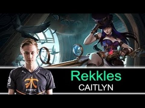 Fnatic Rekkles - Caitlyn plays 2016  Challenger