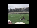 O Dell Beckham Jr Does Crazy One Hand Catches While Sitting Down