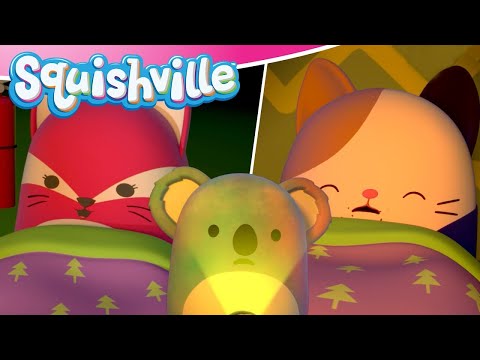 Spooky Sleepover! + More Cartoons For Kids | Squishville - Storytime Companions