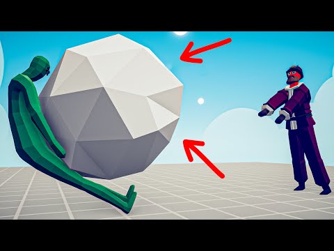 SNOW ROLLER vs UNITS - Totally Accurate Battle Simulator TABS