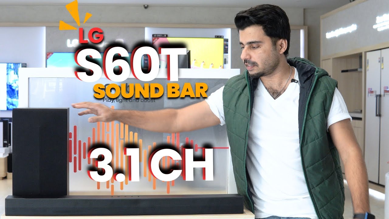Miniatura da avaliação em vídeo de Barra de Som LG S60T 3.1 com Subwoofer Sem Fio