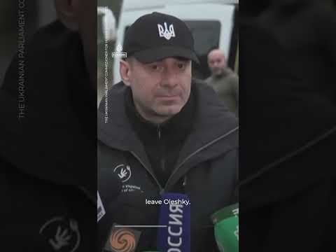 Russian, Ukrainian humanitarian officials enter Oleshky