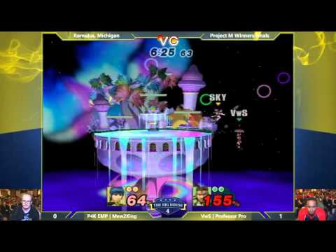 TBH4 - Mew2King (Fox, Marth) vs Professor Pro (Snake) - Project M Winners Finals - Smash PM