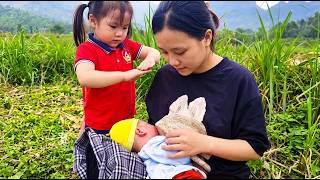 Download lagu Ibu Tunggal Pekerja Keras & Anak-Anak | Menyusui Bayi di Kehidupan Pedesaan yang Damai mp3