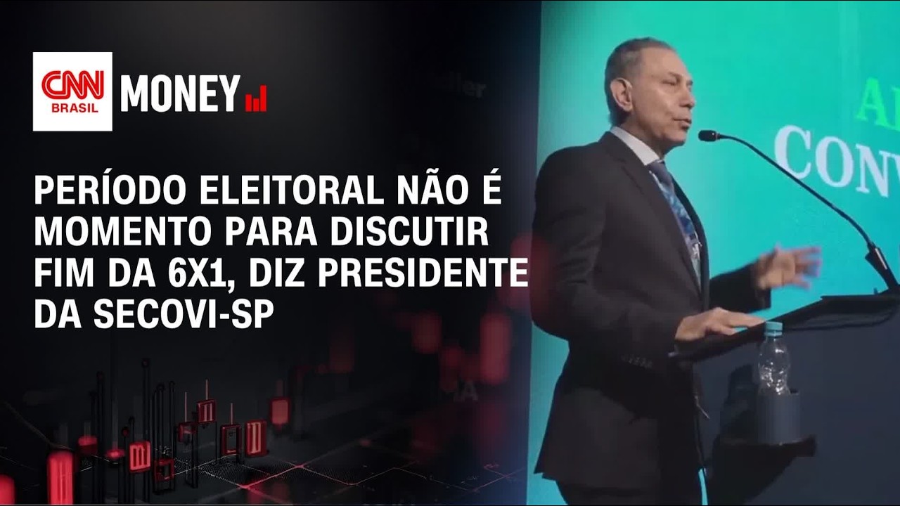 Período eleitoral não é momento para discutir fim da 6x1, diz presidente da Secovi-SP | MONEY NEWS