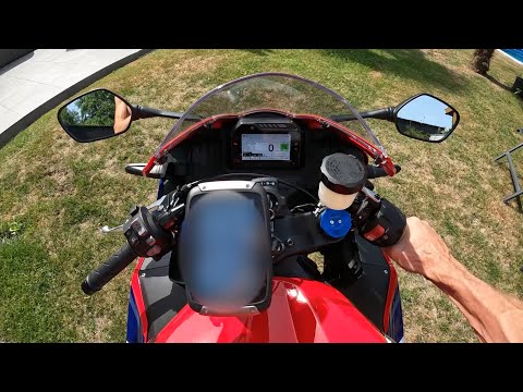 Honda CBR600RR PC69, installing a GPS, RAM mount and wiring.
