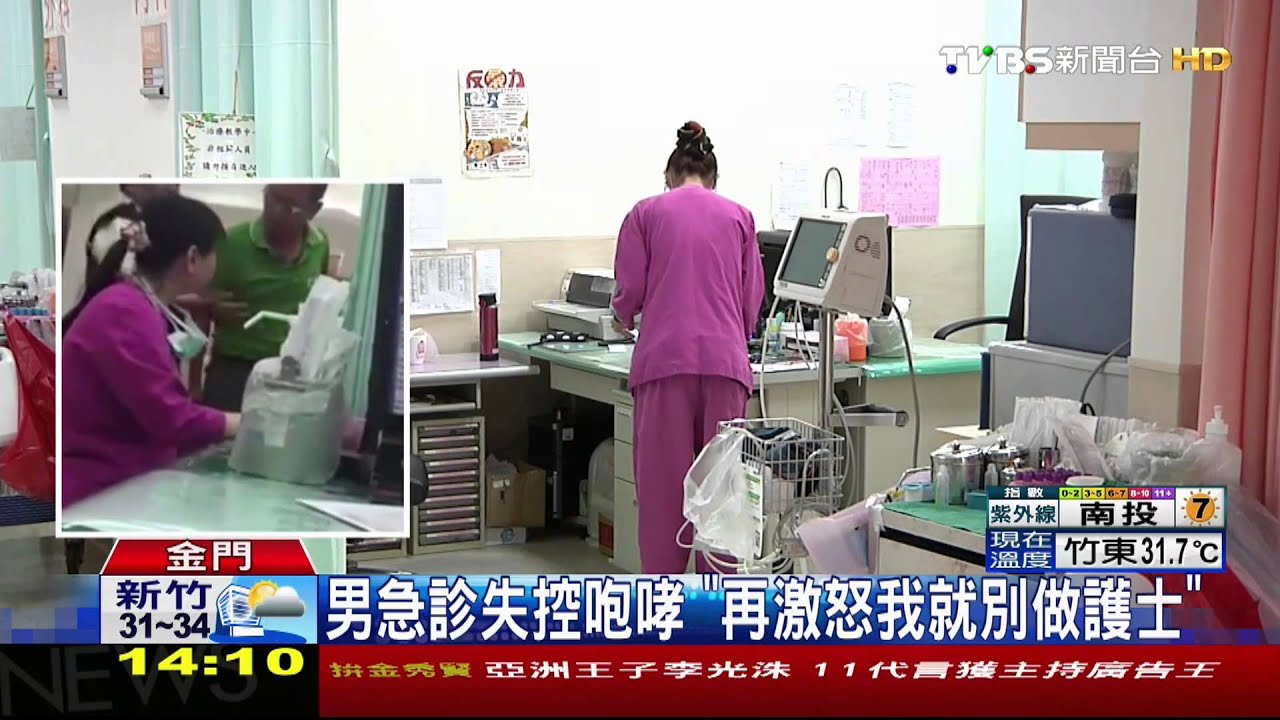 男急診失控咆哮　「再激怒我就別做護士」