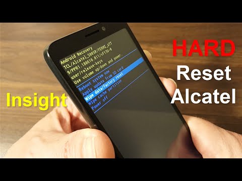 Master Reset Alcatel