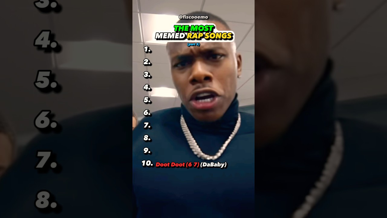 MOST Memed Rap Songs