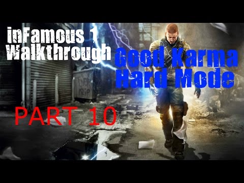 inFamous 1 Good Walkthrough - Hard Mode (Part 10) - Good Karma Side-Missions and The Medical Crate
