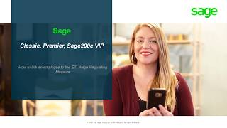 Sage Classic  Premier  How to link an employee to the ETI Wage Regulating measure