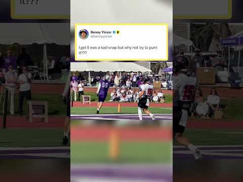 Didn’t even attempt a punt???