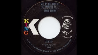 JAMES BROWN: &quot;GET UP, GET INTO IT, GET INVOLVED&quot; Pt. 1 &amp; 2. [Lyrics Included] 12-7-1970. (HD)