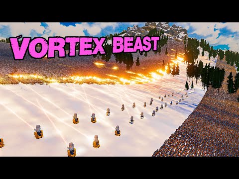 200 WINTER PHALANX vs 700,000 VORTEX BEAST ARMY | Ultimate Epic Battle Simulator 2 UEBS 2