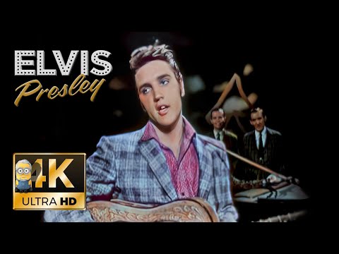 Elvis Presley AI 4K Colorized Restored - 🐕Hound Dog🐕 1956