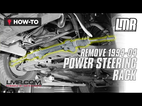 How To Remove SN95/New Edge Mustang Power Steering Rack (1994-04)