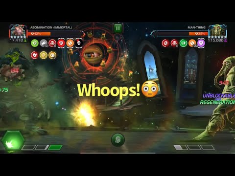 MCOC: Act 7.2.4 Sloppy Man-Thing Boss Solo
