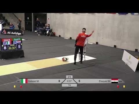 2025 385 SME Coupe du Monde, Berne GALASSI Matteo vs ELSAYED Mohamed