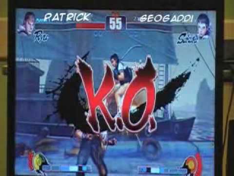 UBC OVERTURE 4 - SF4 SINGLES - Patrick(Ryu) vs Geogaddi(Sakura)