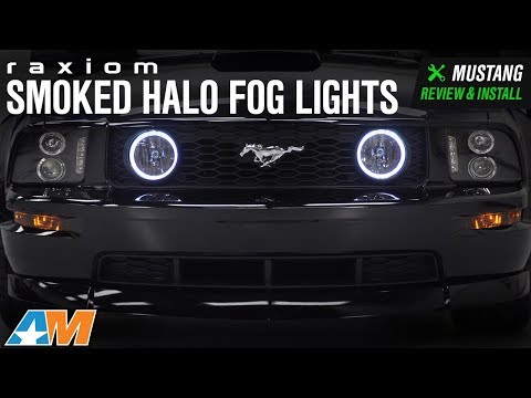 2005-2012 Mustang GT Raxiom Smoked Halo Fog Lights Review & Install