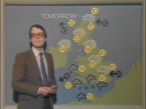 Here is the Weather! - with John Sherwood Tuesday 14th April 1981 BBC1