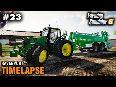 FS19 Timelapse Ravenport #23 Slurry Spreading