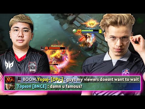 Topson vs Yopaj is my IDOL??? -- "You famous?" DOTA 2