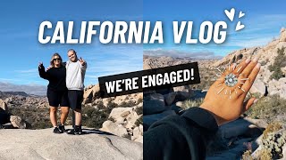 California Holiday Vlog & Our Engagement 💍