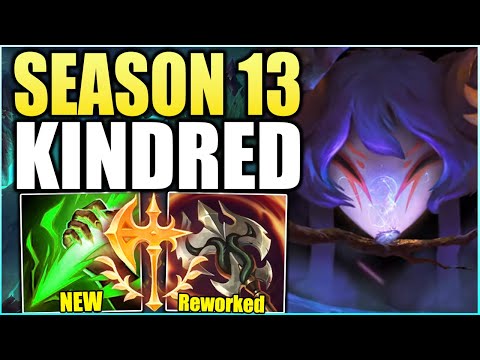 Season 13 Kindred Is Actually So Good! (Reworked Jungle Kindred Gameplay) - League Of Legends