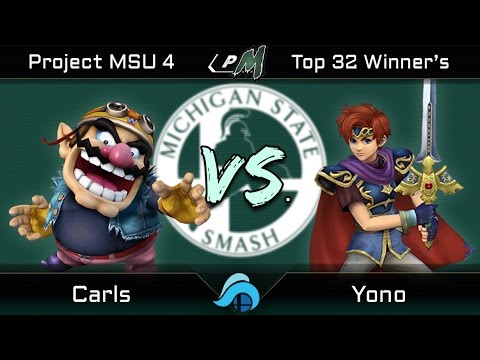 Project MSU 4 Top 32 - Carls (Wario) vs. Yono (Roy)